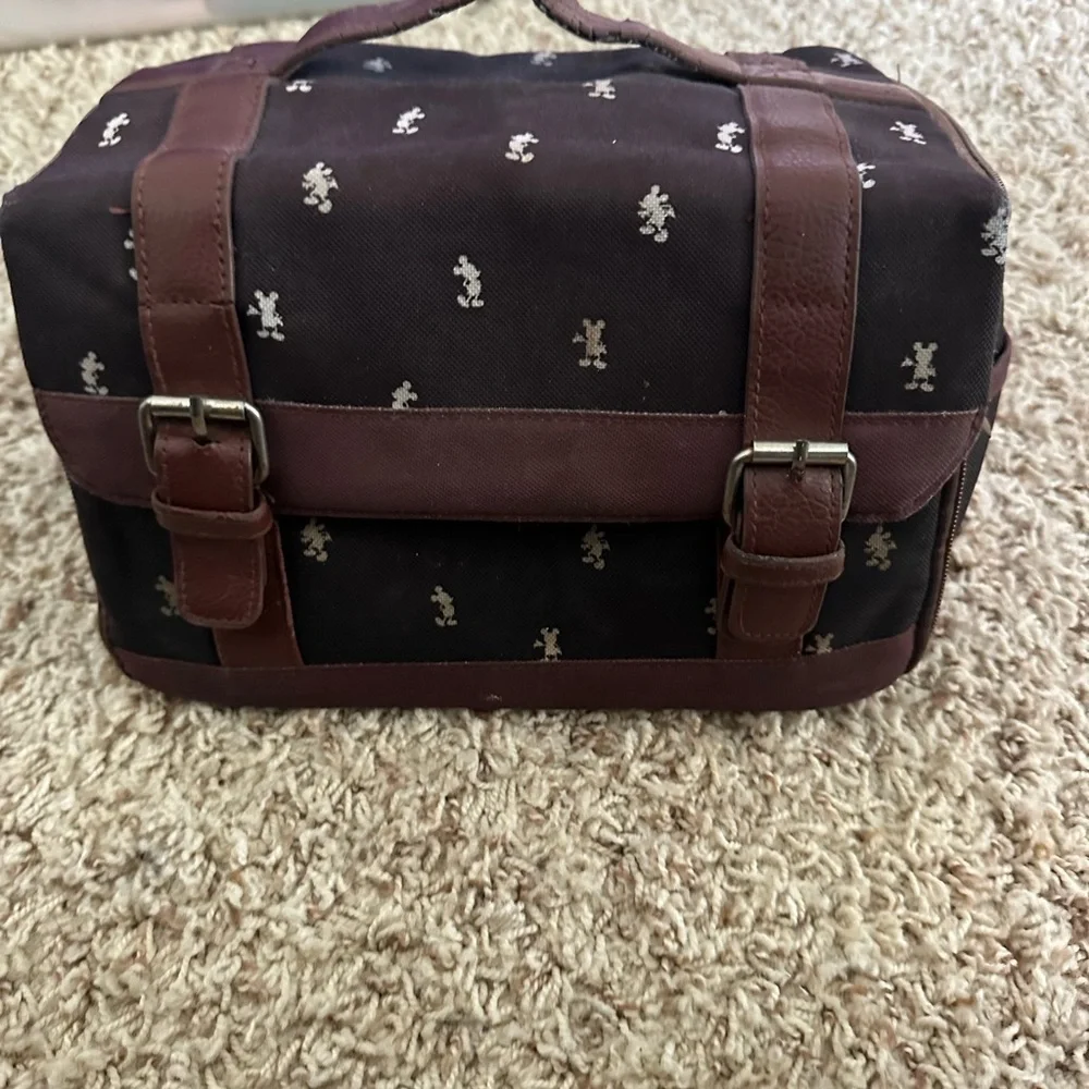 Disney Stylish Brown Men's Bag pre owned